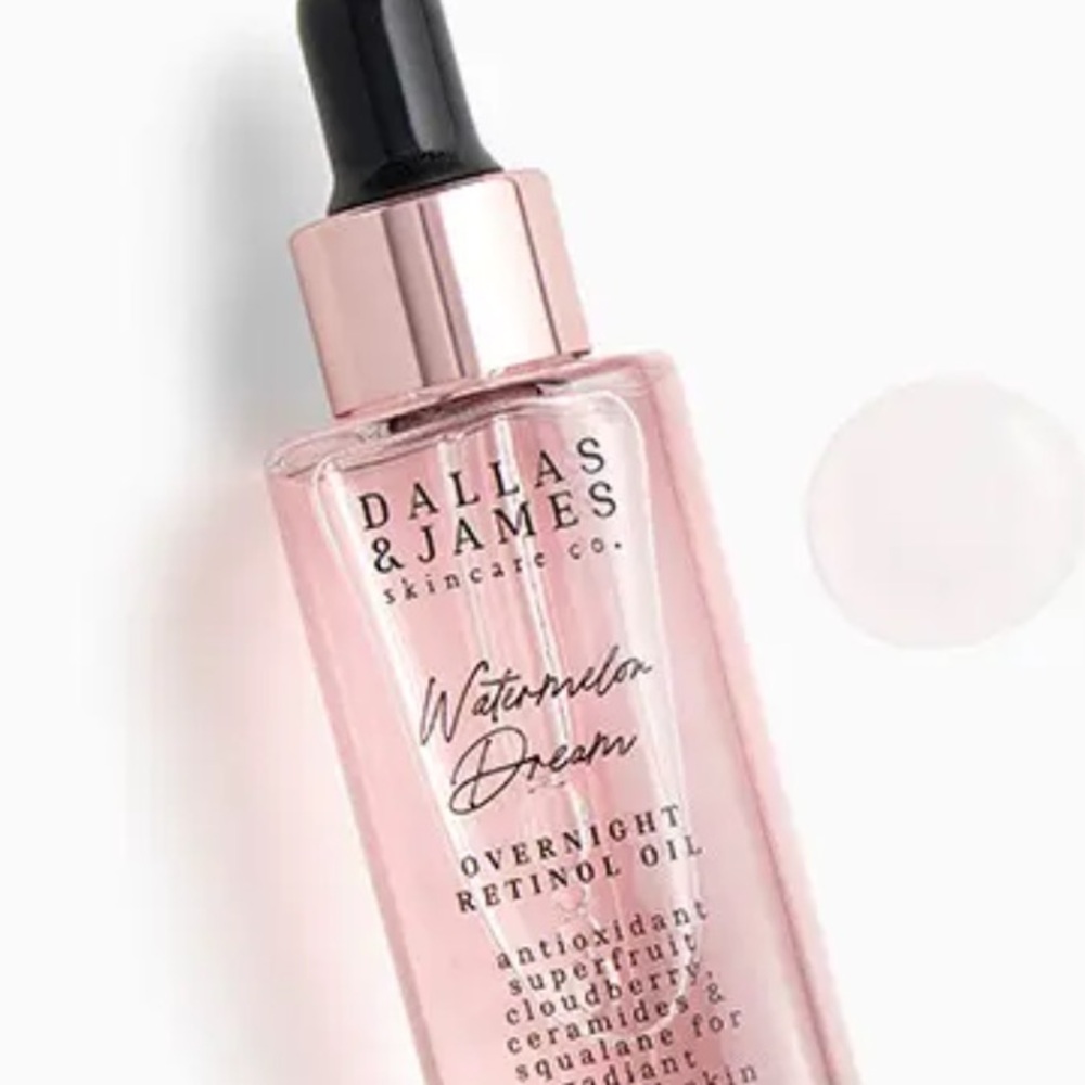 Dallas & James Watermelon Dream Retinol Oil NEW sealed box 1 fl. oz.
